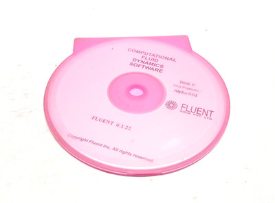 FLUENT 415330RD20978 Computational Fluid Dynamics Software Disk: C FLUENT 6.1.22