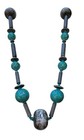 Necklace Native American Turquoise Silver-toned Beading — photo 2