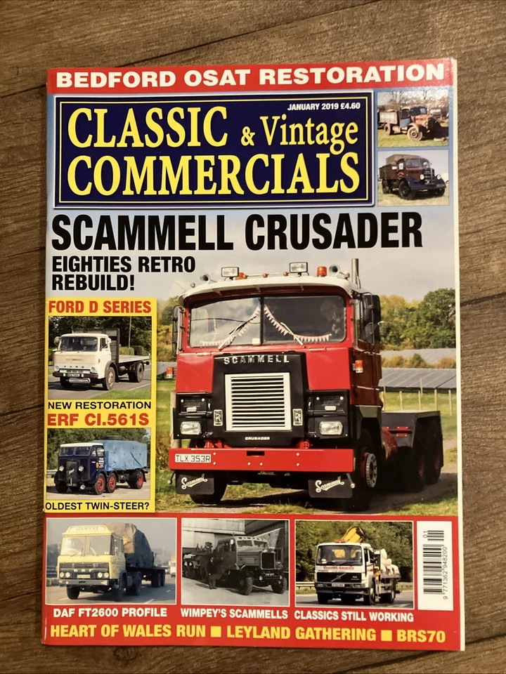 12 x Classic And Vintage Commercials Magazine, 2019 Complete Year. Good To VGC - Image 2 of 4