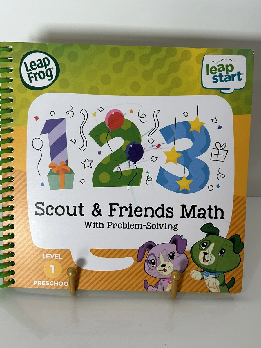 Leap Frog Leap Start 3D 1 2 3 Scout & Friends Math w Solving Level 1 Preschool