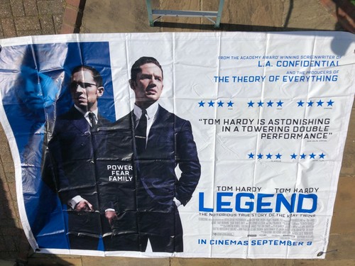 LEGAND With Tom Hardy Playing Ron & Reg Kray Cinema Banner 2840mm x 2040mm 3169 - Imagen 8 de 8