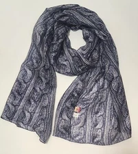 Women's Silk Mark Scarf Z&H Trends Genuine 100% Pure Silk.