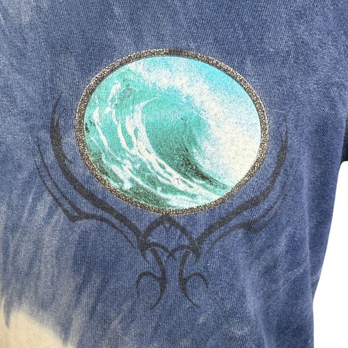 Vintage 90s JEM Sportswear Tie-Dye Dragon Graphic T-Shirt Short Sleeve Medium - Picture 10 of 10
