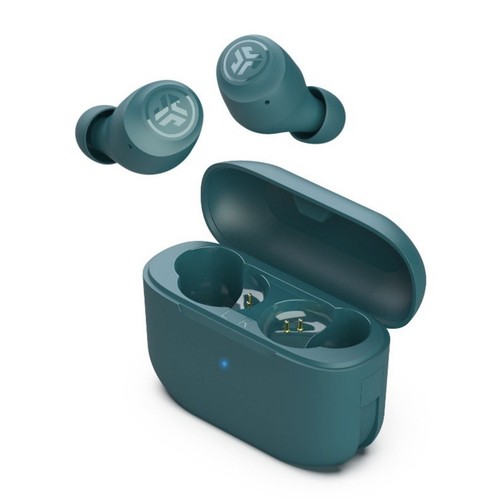 JLab Go Air Pop True Wireless Bluetooth Earbuds + Charging Case - TEAL - Picture 1 of 8