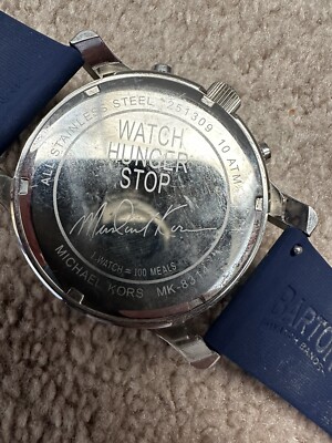 Michael Kors MK8314 Hunger Stop 100 Blue Watch - 2 Year for  display picture 1