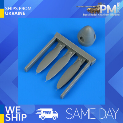Quickboost QB49017 1/48 Junkers Ju 87D/G Stuka Propellers for Hasegawa