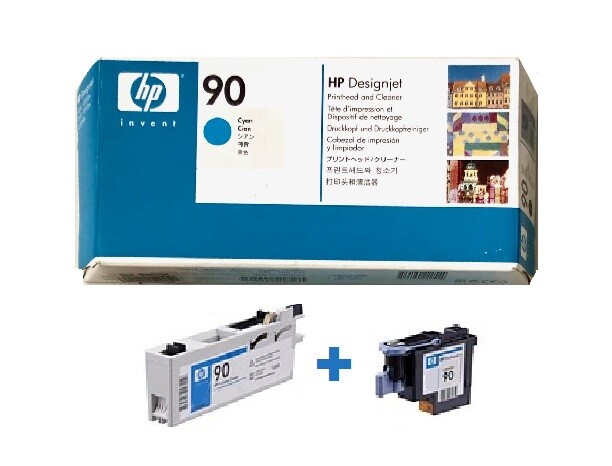 Original HP Printhead DesignJet 4000 4020 4500PS / C5055A No. 90 CYAN