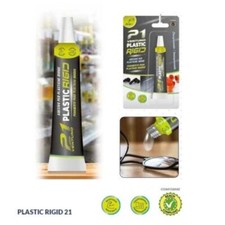 2PZ. TUBETTO COLLA PLASTIC RIGID 21 PLASTICHE DURE E RIGIDE TUBETTO 20mg ADESIVO