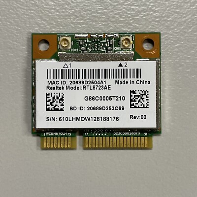 Genuine Realtek RTL8723AE WiFi 2.4GHz PCI-e Wireless Card 802.11 b/g/n + BT 4.0