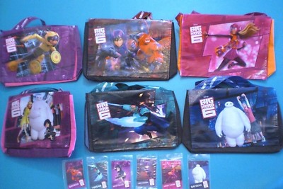 Subway 2015 Big Hero Shoulder Lunch Bags - Lot of 6 Different bags