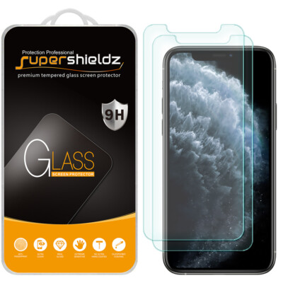 2X Supershieldz Tempered Glass Screen Protector for Apple iPhone 11 Pro (5.8'')