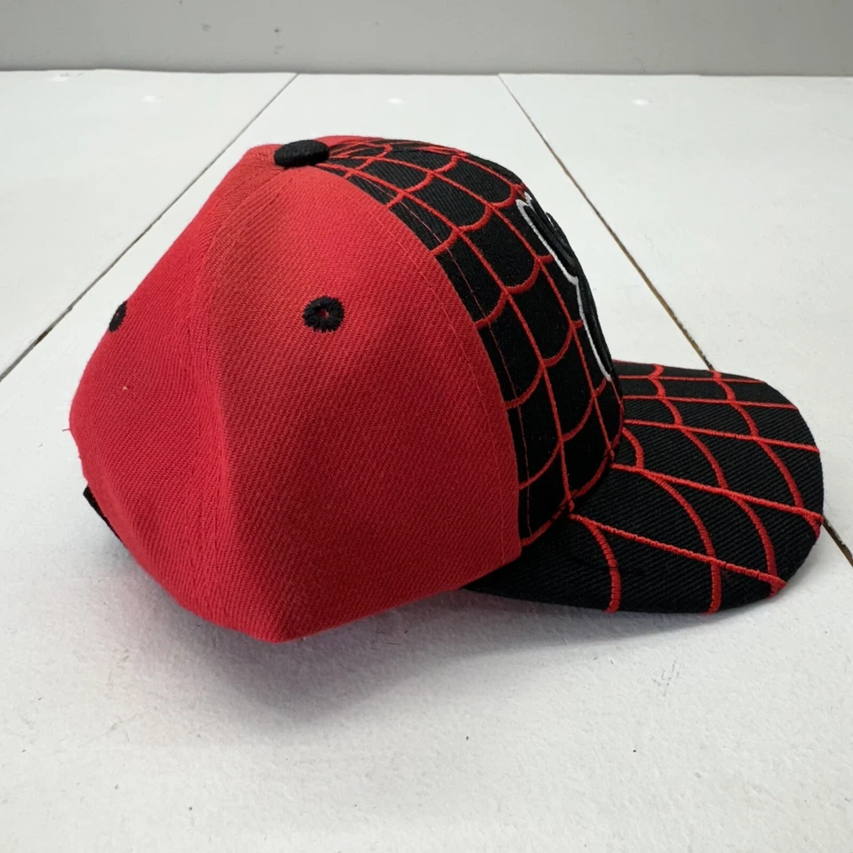 Red Black Spider-Man Hat Strapback Adjustable Infant Baby Boys - Image 4 of 4