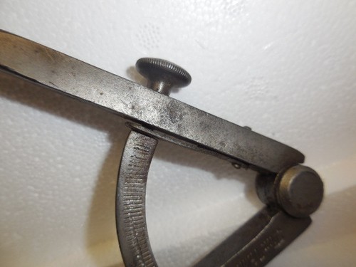 Antique Old winged dividers True Value signed-Free shipping Worldwide!!!!!#C18 - Picture 7 of 8