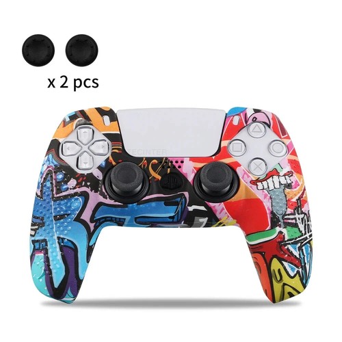 Housse silicone manette PS5 DualSense - Étui protection anti-choc, anti-rayure - Picture 38 of 50