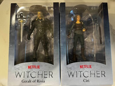 Factory Sealed - Netflix The Witcher Figures - Geralt and Ciri