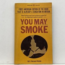 You May Smoke by C Harcourt Kitchin Vintage 1966 Paperback Very Good