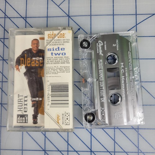 90s MC Hammer - Please Hammer Don't Hurt 'Em 1990 Cassette Vtg - Imagen 2 de 3
