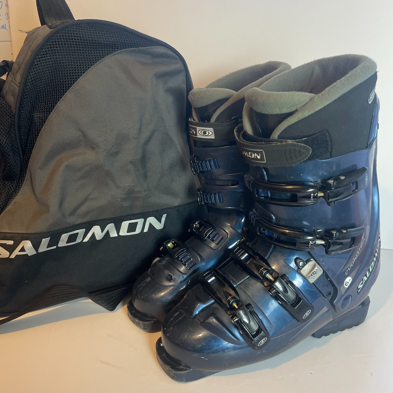Scarponi da sci Salomon uomo Evolution 6.0 blu termici taglia UK 9 27 5