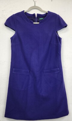 90's United Colors Of Benetton Cap Sleeve Dress SEE MEASUREMENTS Purple