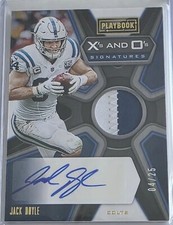 JACK DOYLE 2019 Panini Playbook X's and O's Signatures Gold /25 #XO-JD Auto