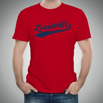 Louisville City Baseball Script - Home Run Sports Team T-Shirt Louisville City Baseball Script - Home Run Sports Team T-Shirt