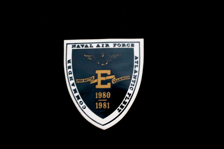 1980-81 Navy Air Force Battle E Sticker from Clifton Sprague Ship FFG-16 Rare