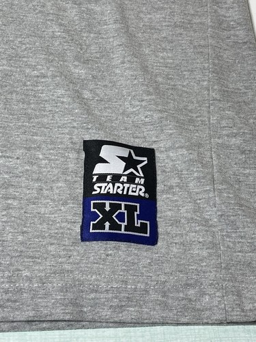 Maglietta Vintage Starter U of M Michigan Wolverines Grigio XL - Foto 5 di 6