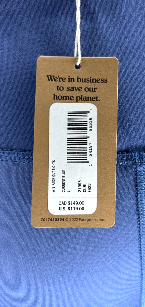 Patagonia Women's Pack Out Tights NWT size Large color current