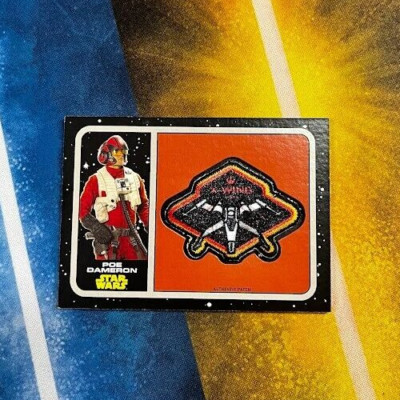 Topps 2015 Star Wars Journey to the Force Awakens Patch Card Poe Dameron P-7