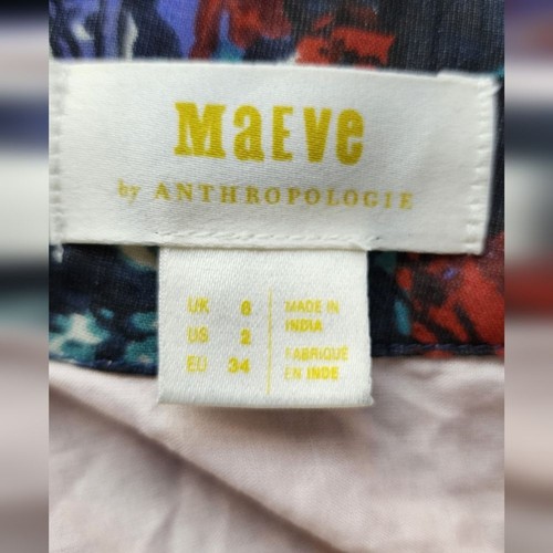Vestido Anthropologie Maeve Maxi Boho Floral Para Mujer Talla 2 - Imagen 3 de 7