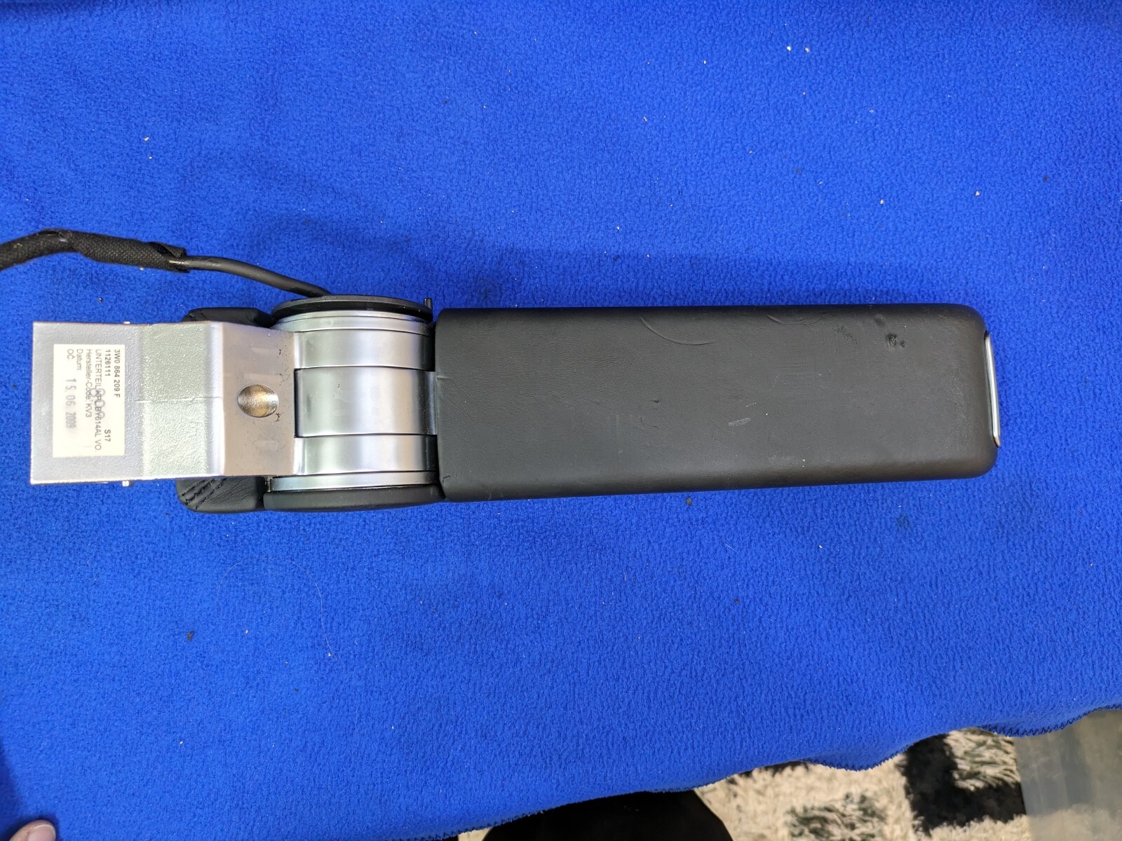 black Bentley Continental GTC GT Front Left Center Console Armrest Arm Rest OEM