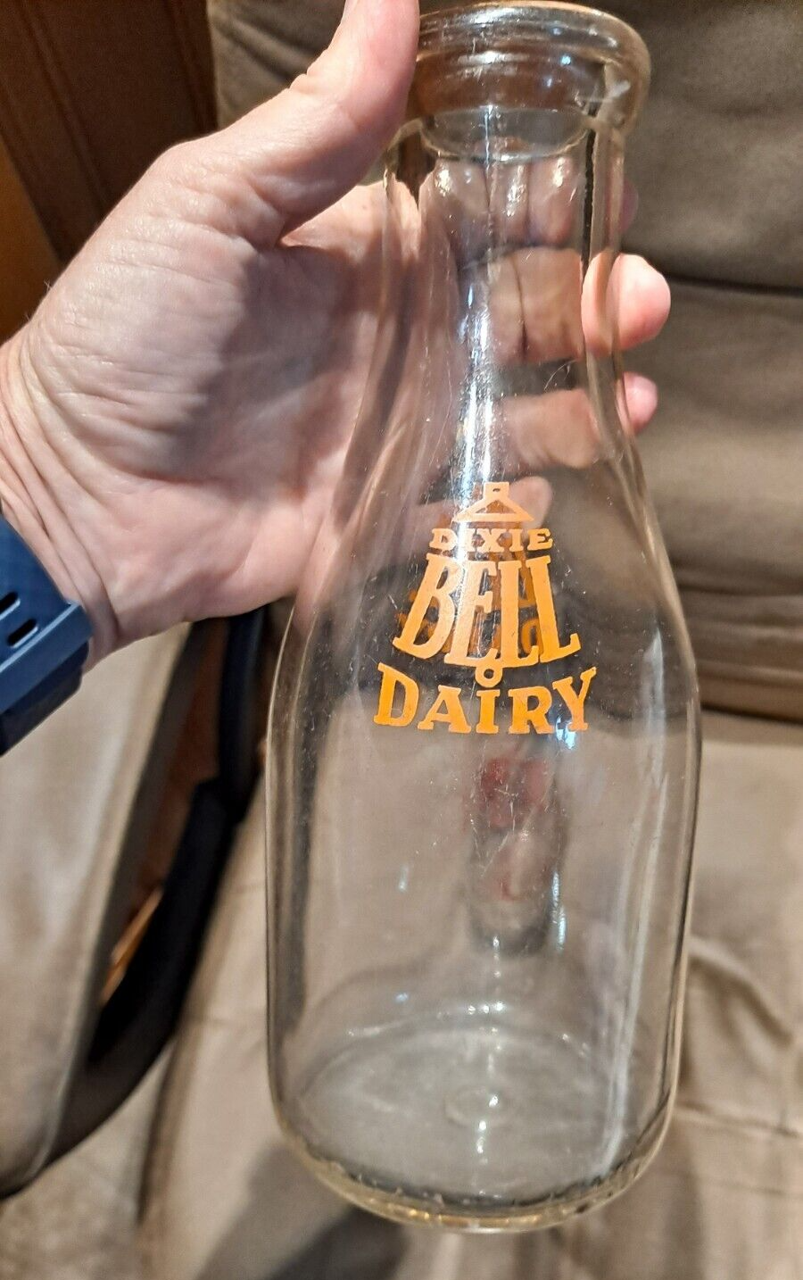 Lexington Dairy & Dixie Bell Dairy One Quart Milk Bottles (Set of 2) eBay