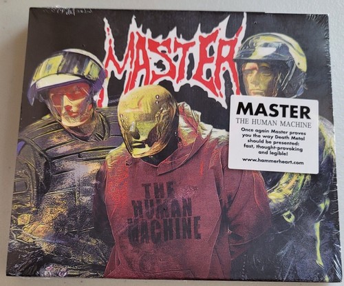 Master The Human Machine New CD Thrash Metal Death Metal prezzo ebay