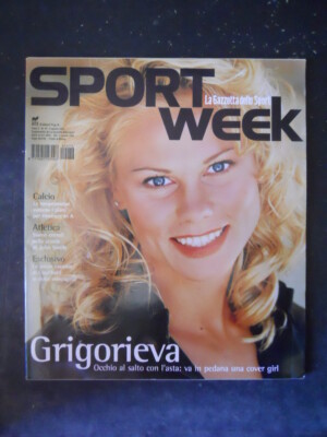 SPORT WEEK 76 2001 GRIGORIEVA FATIH TERIM DARIO HUBNER MARION JONES [G109B]
