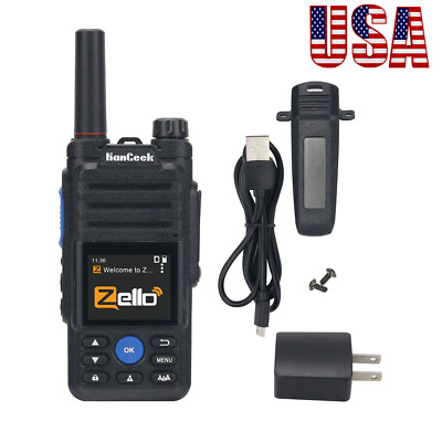 HamGeek HG-369 POC Radio Walkie Talkie Wifi Bluetooth 2G/3G/4G Network Radio US