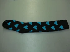 NWOT 1-800 Spike It Volleyball Sock Size Medium Black/Teal 1 Pair #170M