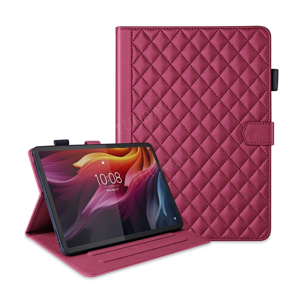 Case For Lenovo Tab P12 12.7" P11 2nd M11 K11 Plus M10 Flip Leather Stand Cover - Image 4 of 4
