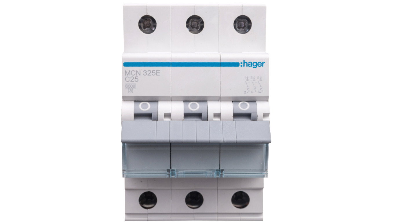 MCN325E 3P C 25A 6kA AC circuit breaker /T2UK