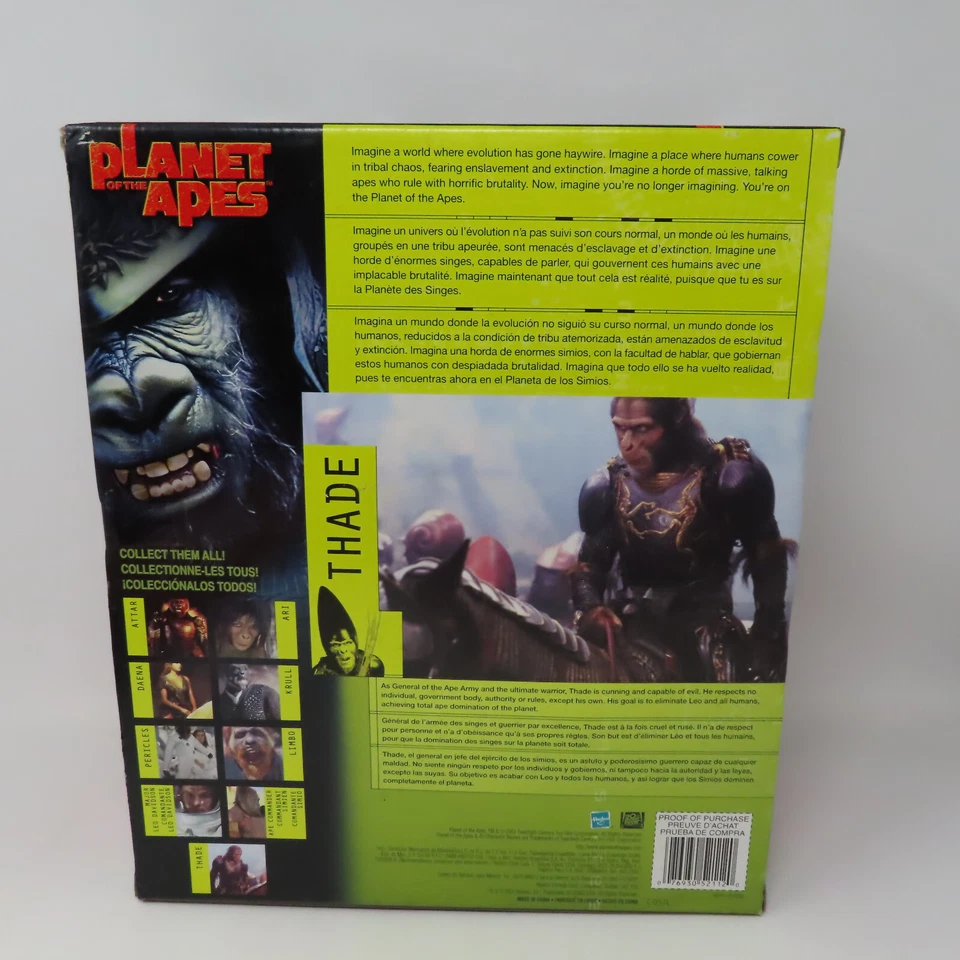 2001 Hasbro Planet of the Apes Thade With Battle Steed Action Figure - Image 3 of 4