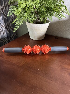 Gaiam Restore Massage Stick Pressure Point Muscle Roller Athletic Recovery Tool