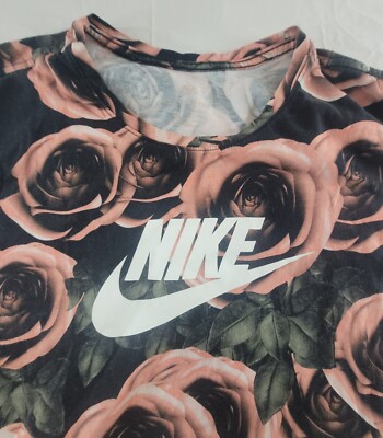 Nike AF1 Foamposite Rose Print Droptail Black AR0227-010 Men’s Sz XXL 2XL 