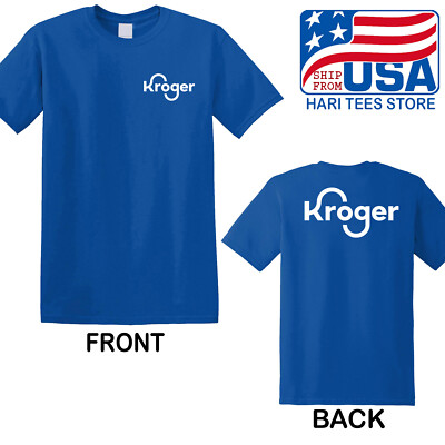Kroger Store Men's Royal Blue Size S to 5XL