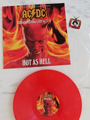 AC/DC - Hot as Hell EU Press 2016 Vinyl Vinyl Vinyl Lp 33 Runden ACDC Broadcasting Live