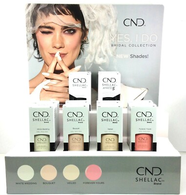 CND Shellac Gel Polish .25oz- YES I DO BRIDAL Collection - Pick Any Color