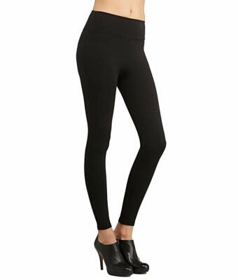 SPANX Leggings Abnehmen Assets Red Hot Label strukturierte Ponte neu mit Etikett schwarz 22-24