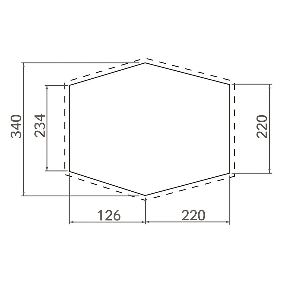 Vaude FPC Drive Furgoneta Lona Cubierta Protección Bodenschutzwanne para Tienda - Imagen 2 de 2