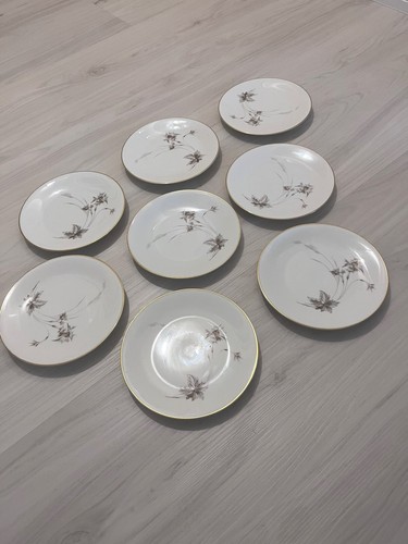 HEINRICH H&C CO Selb Bavaria Sepia Bread & Butter Plate 6 1/2” Lot of 8 - Picture 5 of 7