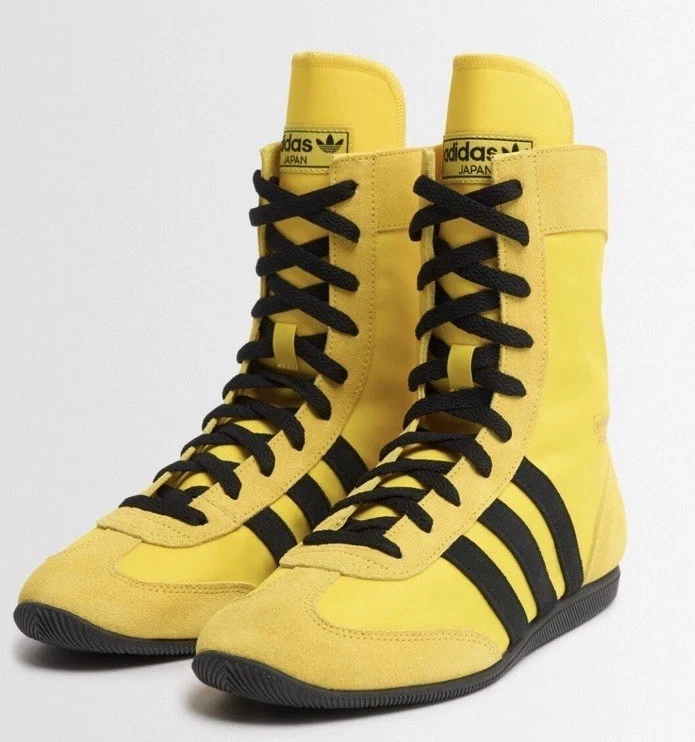 Adidas Japan High Women’s Size 5.5-9 Casual Retro Shoe Yellow Black Sneaker NEW