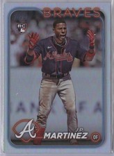 J.P. Martinez Rookie RC 2024 Topps Rainbow Foil #685 Atlanta Braves