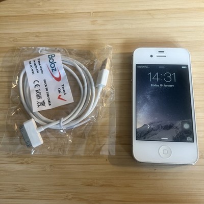 [SELTENES OS] Apple iPhone 4s iOS 8.0.2 weiß 32GB guter Zustand